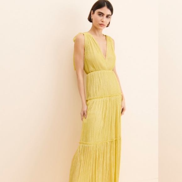 Sabina Musayev Helena Dress (Citron) XS - Picture 1 of 4
